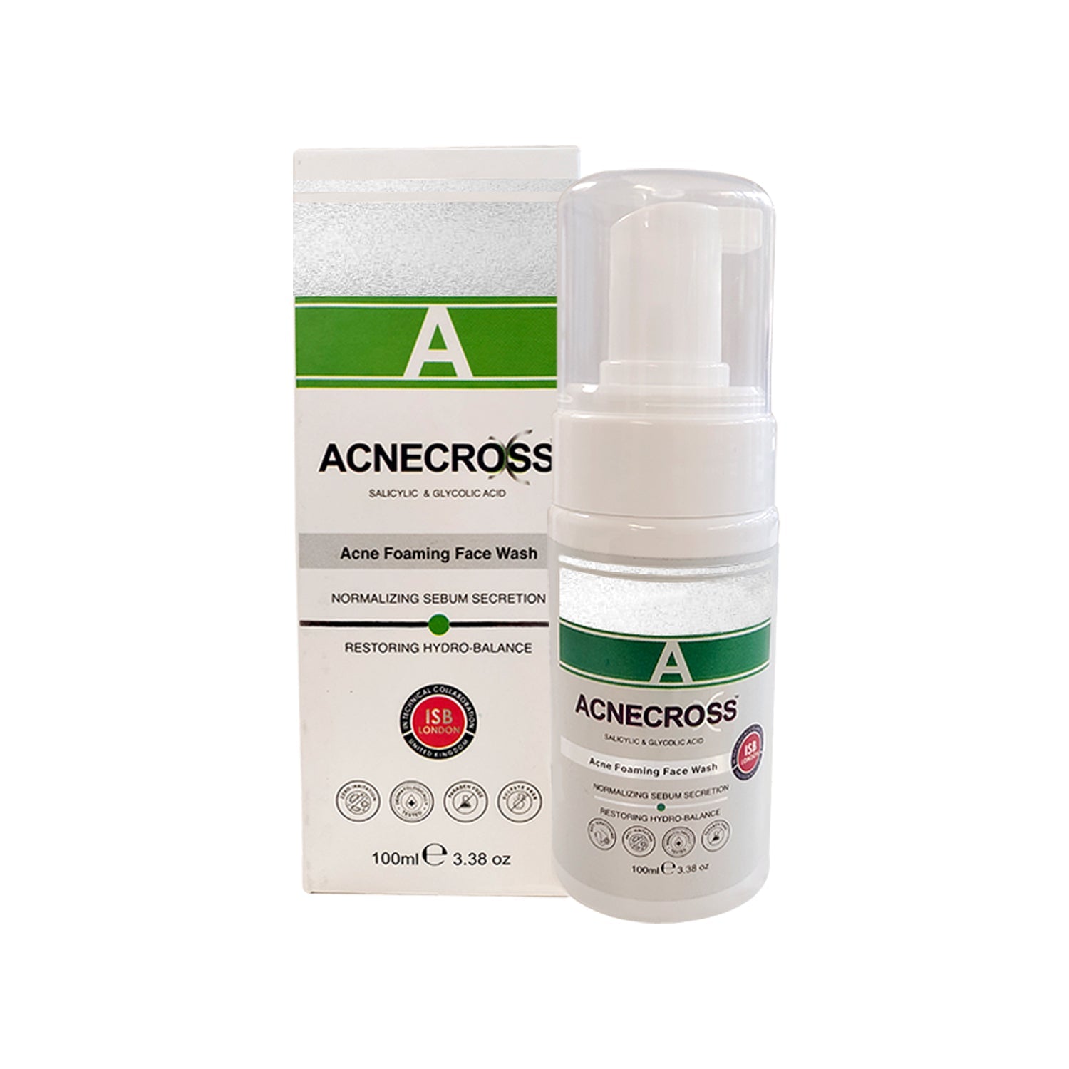 Acnecross Acne Foaming Face Wash, 100 ml