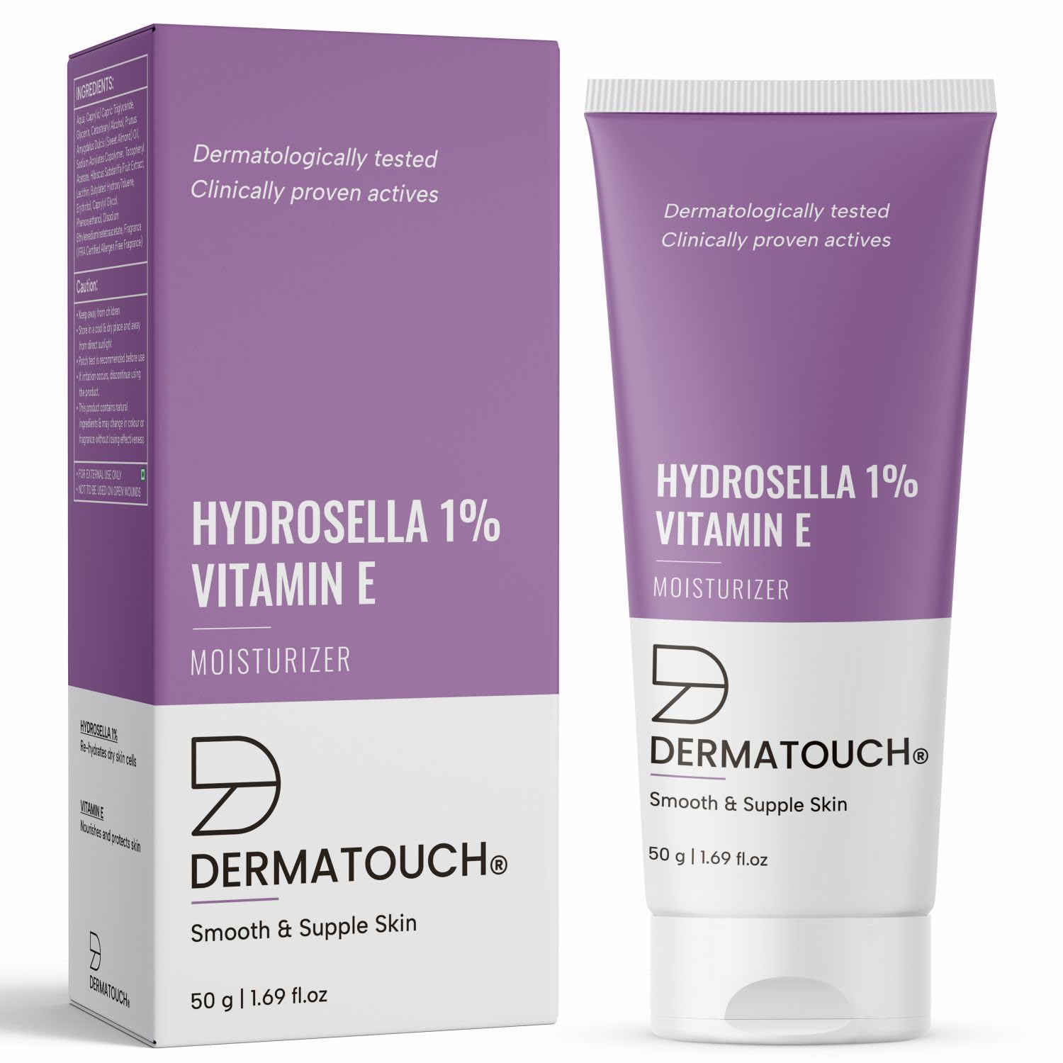 DERMATOUCH Vitamin E Moisturizer For Face | Daily Moisturizer Cream For Body - For All Skin Type