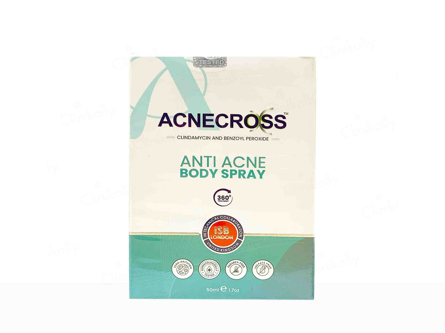 Acnecross Anti Acne Body Spray, 50 ml