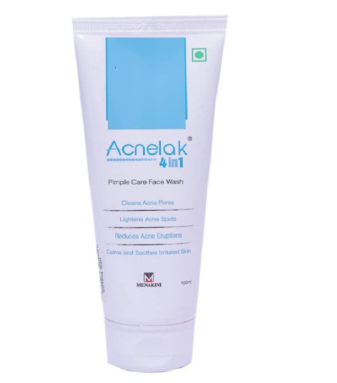 Acnelak 4 in 1 Pimple Care Face Wash, 100 ml ( Pack of 2 )