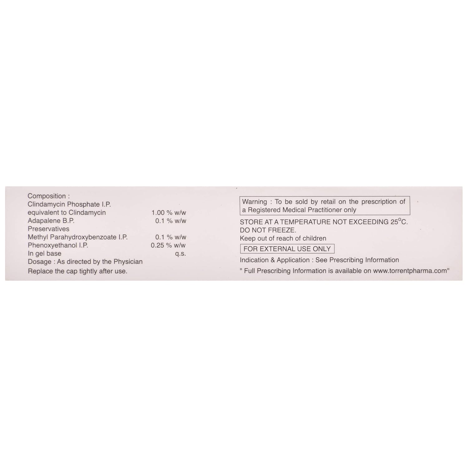 Acnetor AD Acne Gel - Tube of 15gm