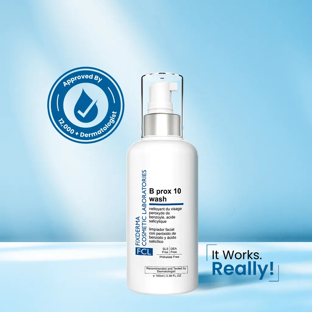 FCL B Prox 10 Wash Face Wash, 100 ml | Deep Cleanser for Acne-Prone Skin