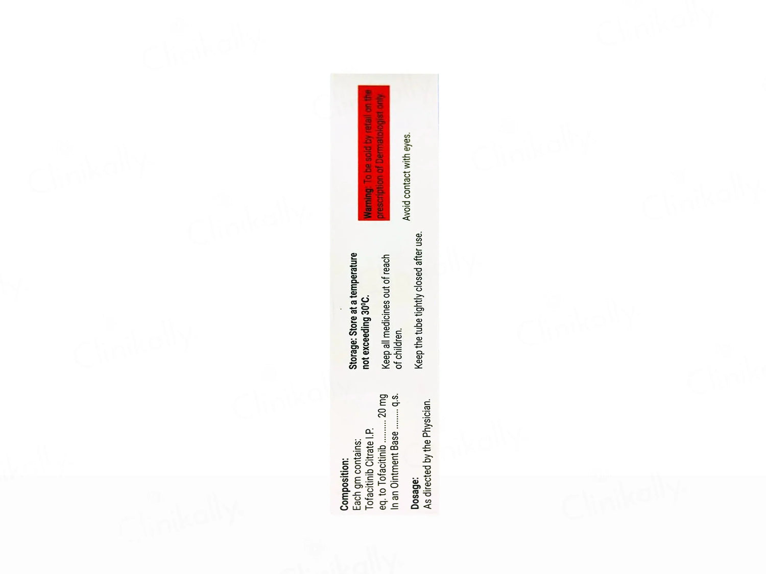Bdtofa Ointment Tofacitinib Citrate (2% w/w) | 30g