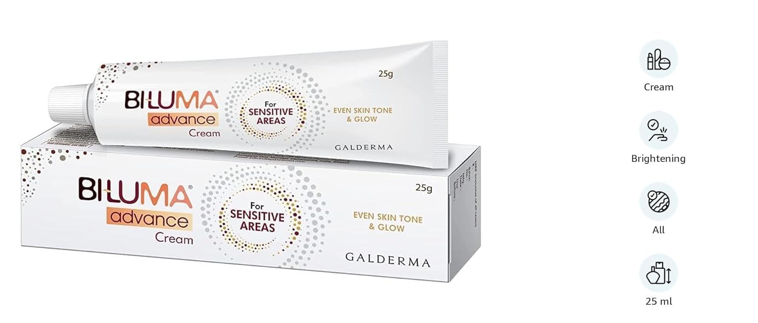 Biluma Advance Cream For Sensitive Areas, 25g - Skiynse Dermatologique