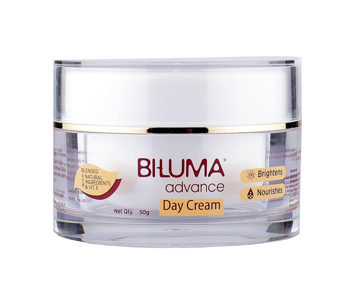 Biluma Advance Skin Brightening Day Cream for even skin tone | recommended by Dermatologists |  for Dark spots, 50g - Skiynse Dermatologique