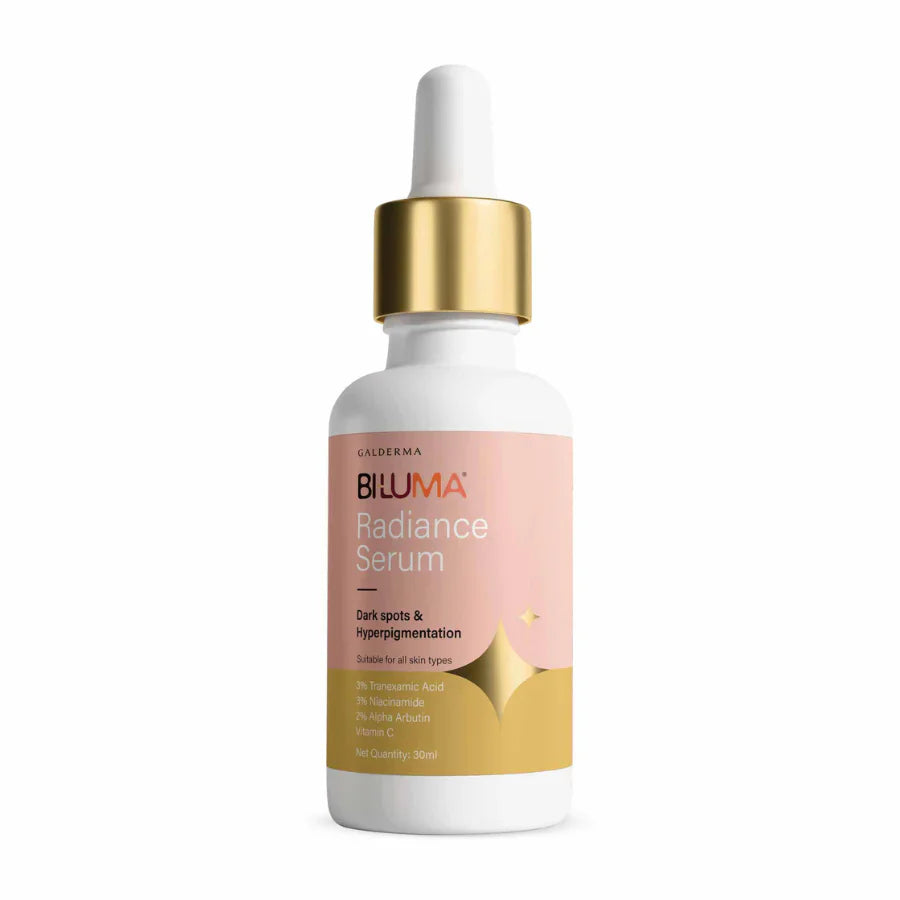 Biluma Radiance Serum for Fades Pigmentation Brightens Complexion Evens Skin Tone, 30 ml - Skiynse Dermatologique
