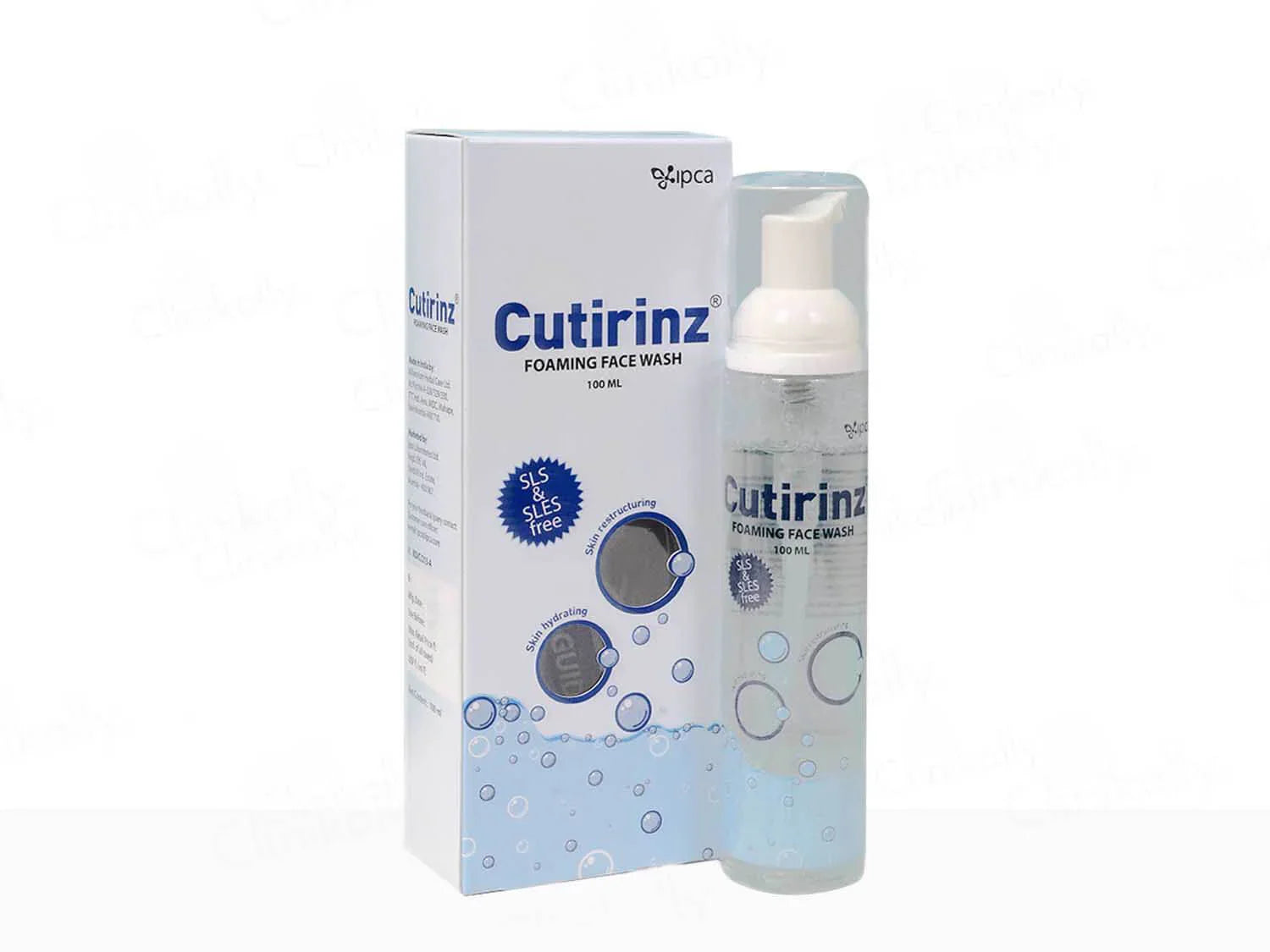 IPCA Cutirinz Foaming Face Wash Skin Hydrating Skin Restructuring |100 ml - Skiynse Dermatologique