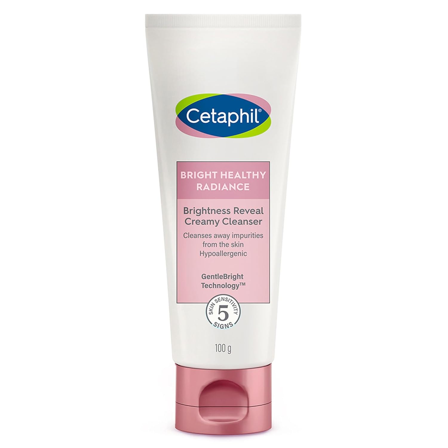 Cetaphil Brightness Reveal Creamy Cleanser, 100 g| Brightening Face Wash for Uneven Skin Tone| Niacinamide, Sea Daffodil| Fragrance Free| Dermatologist Recommended