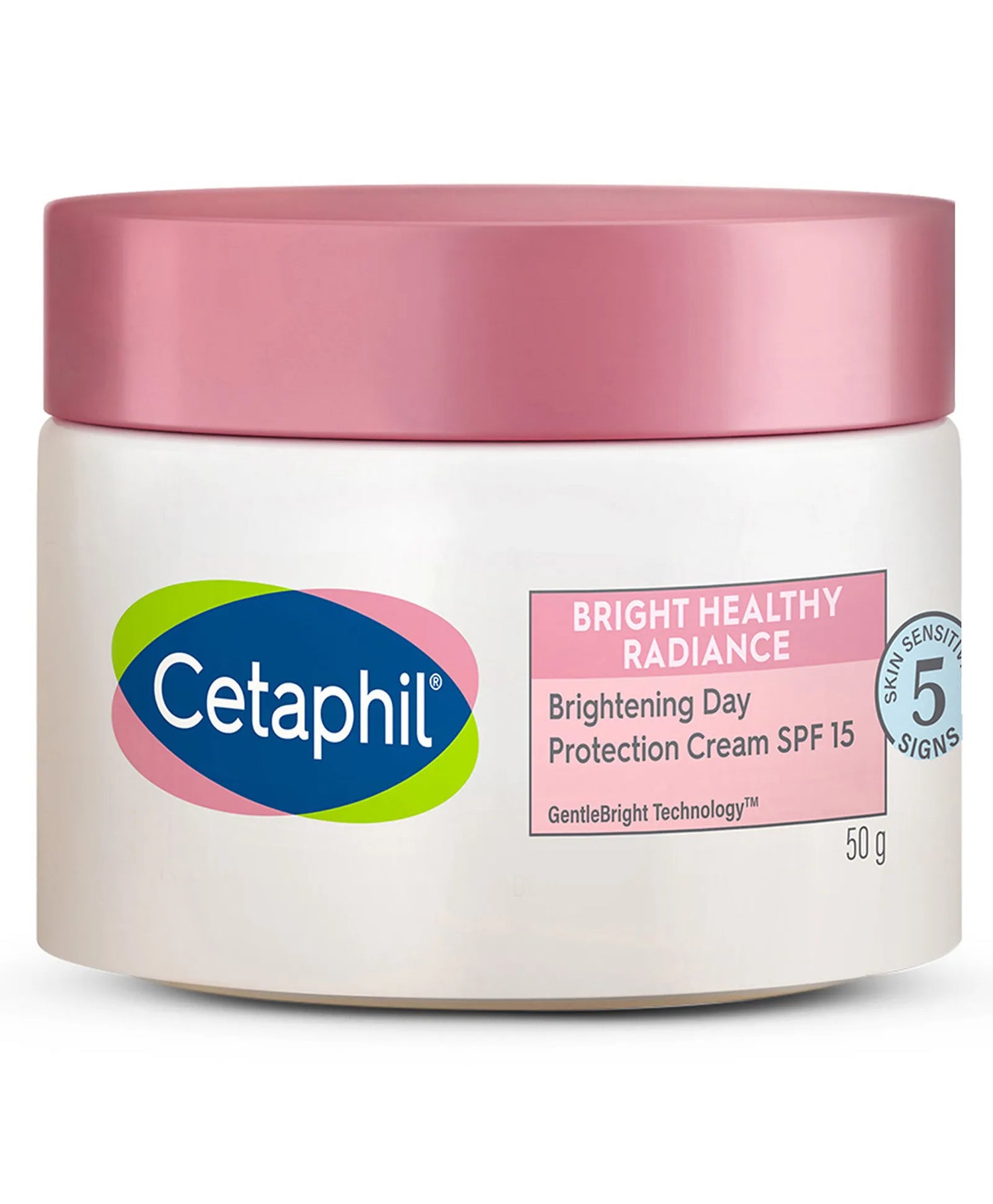Cetaphil Brightening Day Protection Cream SPF 15 | Day Cream for Dark Spots, Uneven Skin Tone| Fragrance-Free, 50g