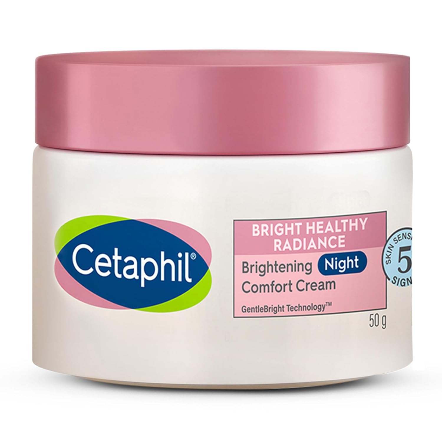 Cetaphil Brightening Night Comfort Cream | For Dark Spots, Uneven Skin Tone| Fragrance Free| Dermatologist Recommended, 50g