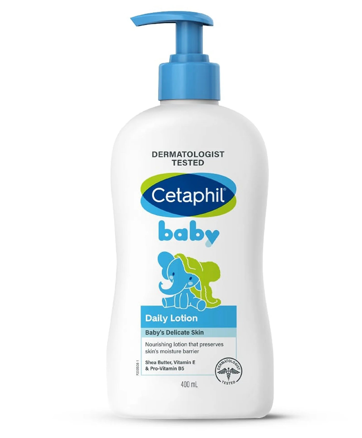 Cetaphil Baby Daily Lotion, Suitable for baby’s delicate skin, Shea Butter and Vit E, Dermatologist Tested and Pediatrician Recommended, 400 ml
