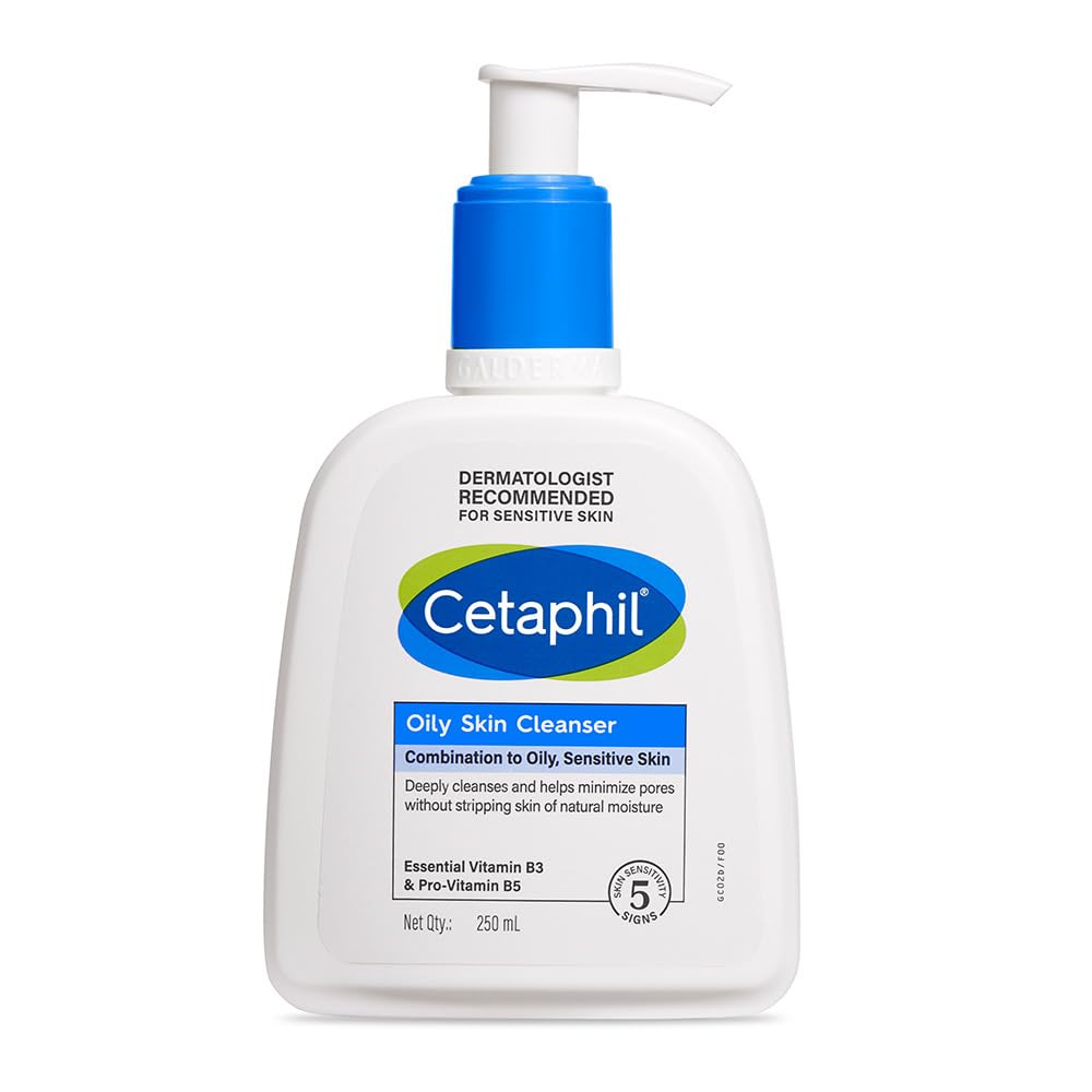 Cetaphil Oily Skin Cleanser , Daily Face Wash for Oily, Acne prone Skin , Gentle Foaming