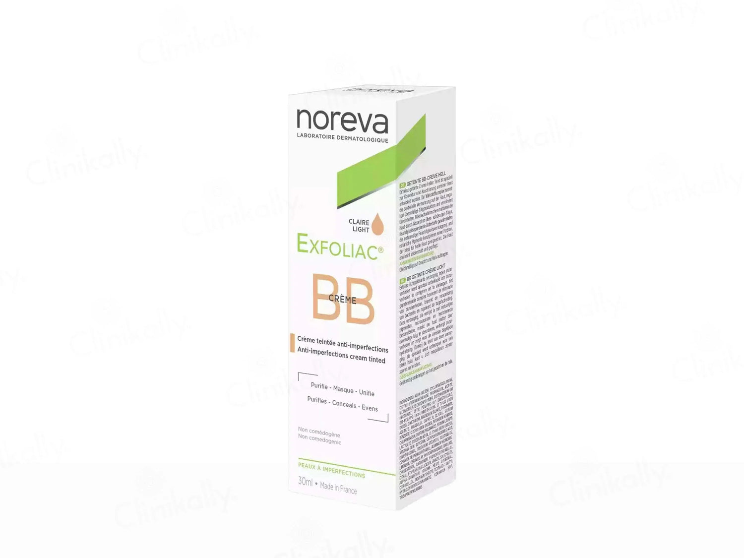 Noreva Exfoliac BB Anti-Imperfections Tinted Cream | 30 ml - Skiynse Dermatologique