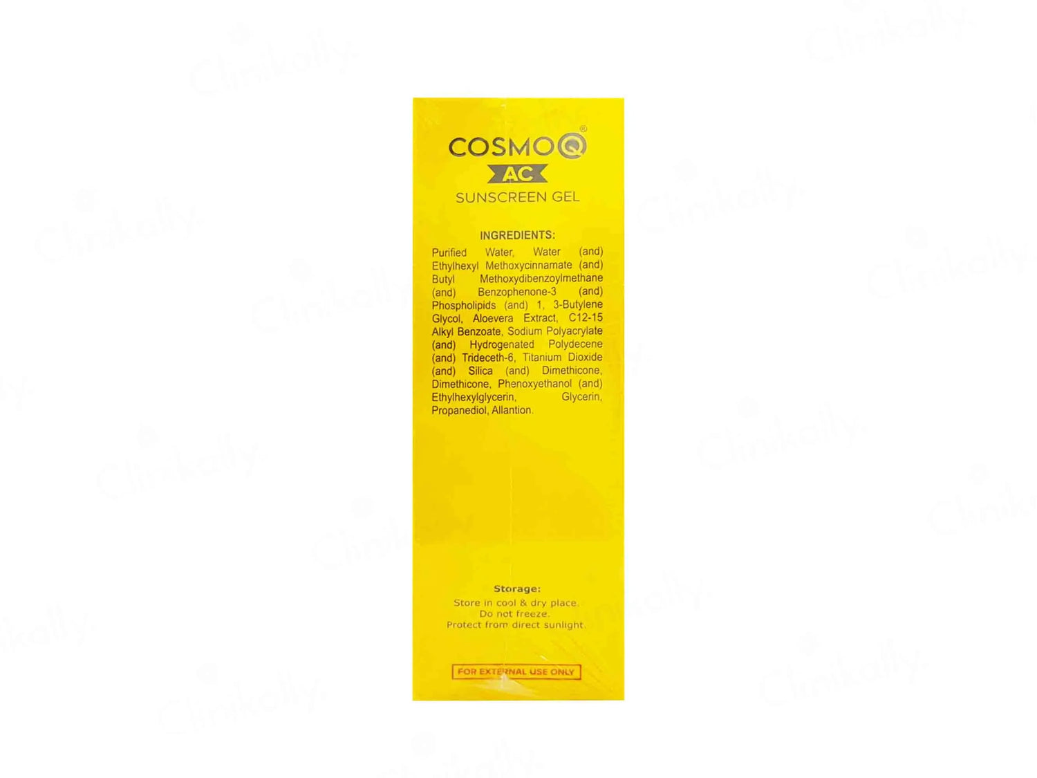 CosmoQ AC Sunscreen Gel | Broad Spectrum SPF 30 PA+++ | Non-Comedogenic, Paraben-Free | 60g - Skiynse Dermatologique