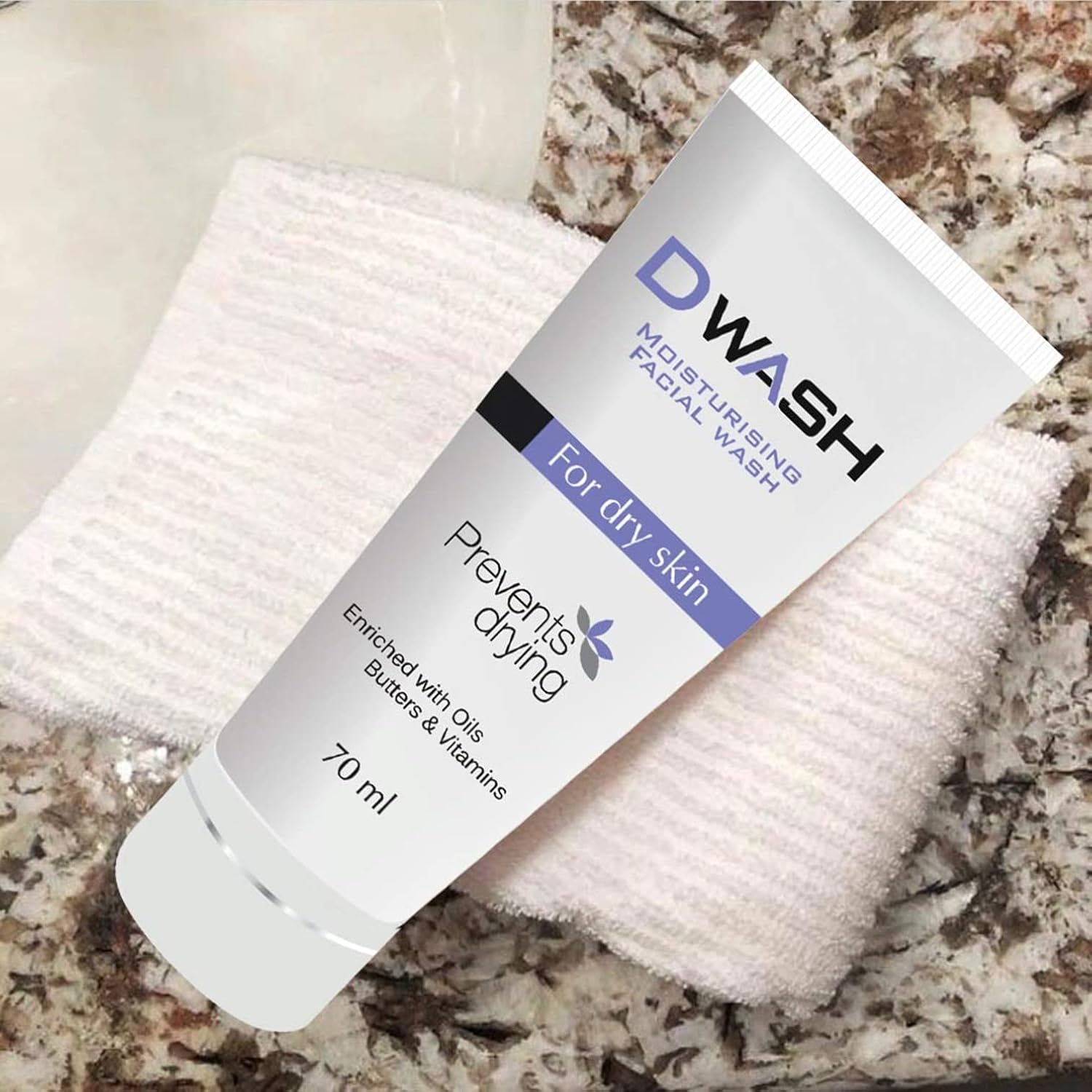 DWash Moisturising Facial Wash For Dry Skin | 70 ml - Skiynse Dermatologique