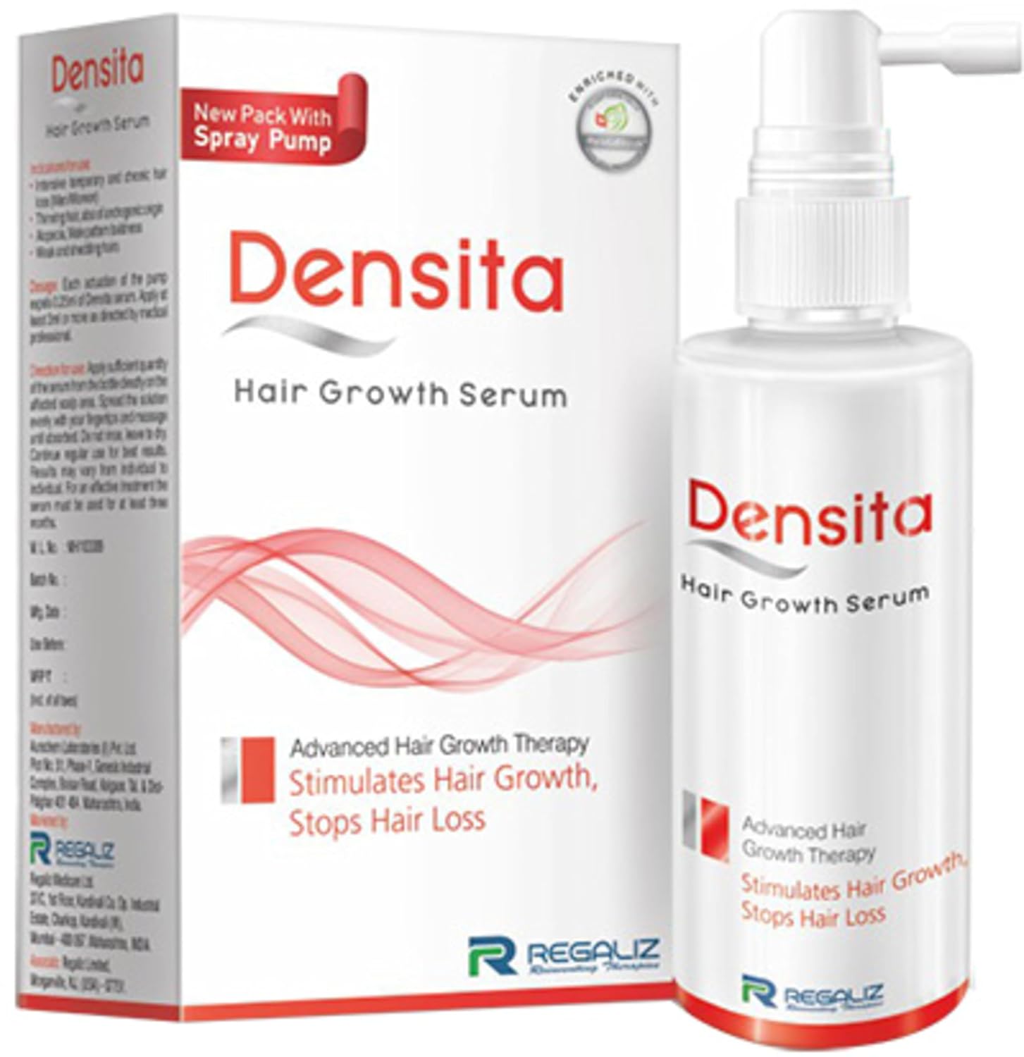 Densita Hair Growth Serum| Stop Hair Loss Stimulate Hair Growth DHT Blocking | 60ml - Skiynse Dermatologique