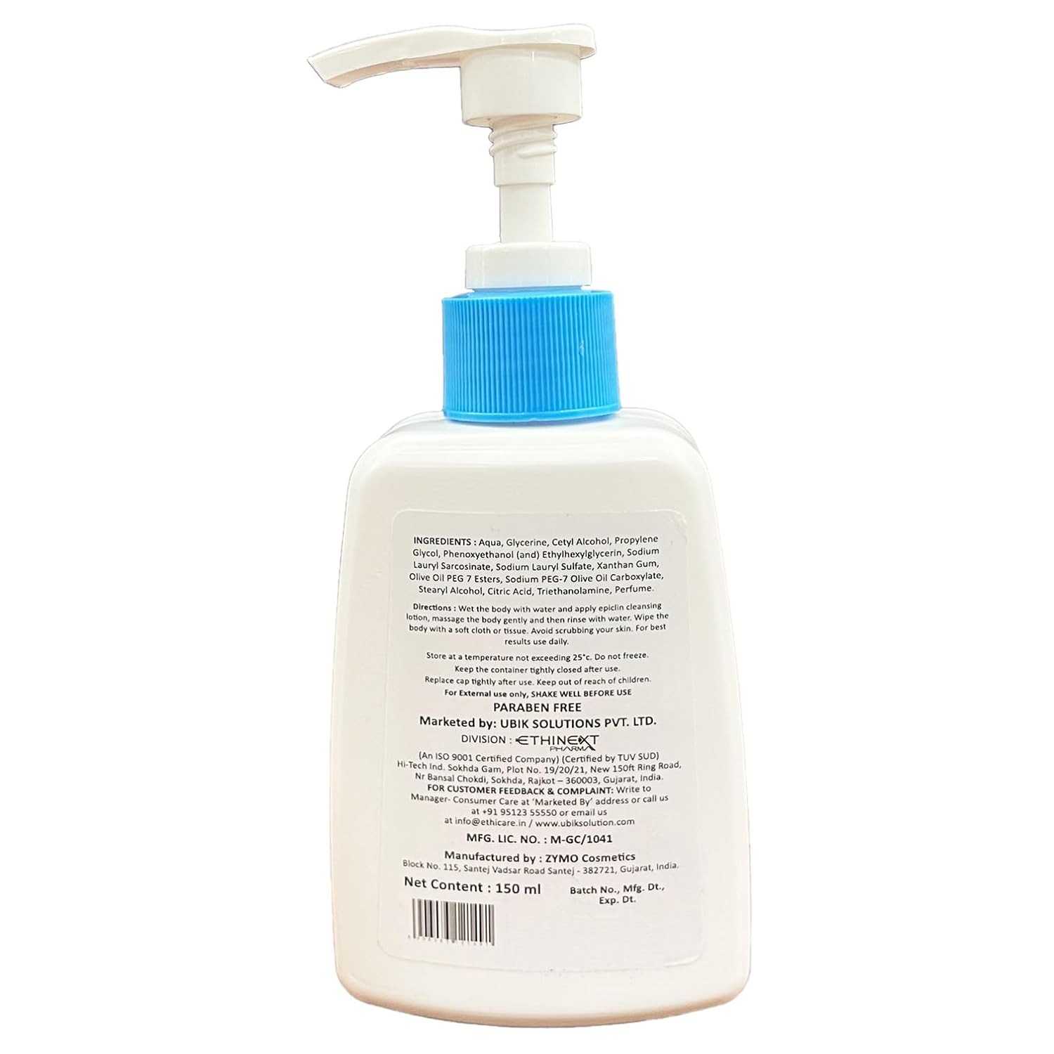 Epiclin Gentle Cleansing Lotion for Face & Body with skin friendly pH |150ml - Skiynse Dermatologique
