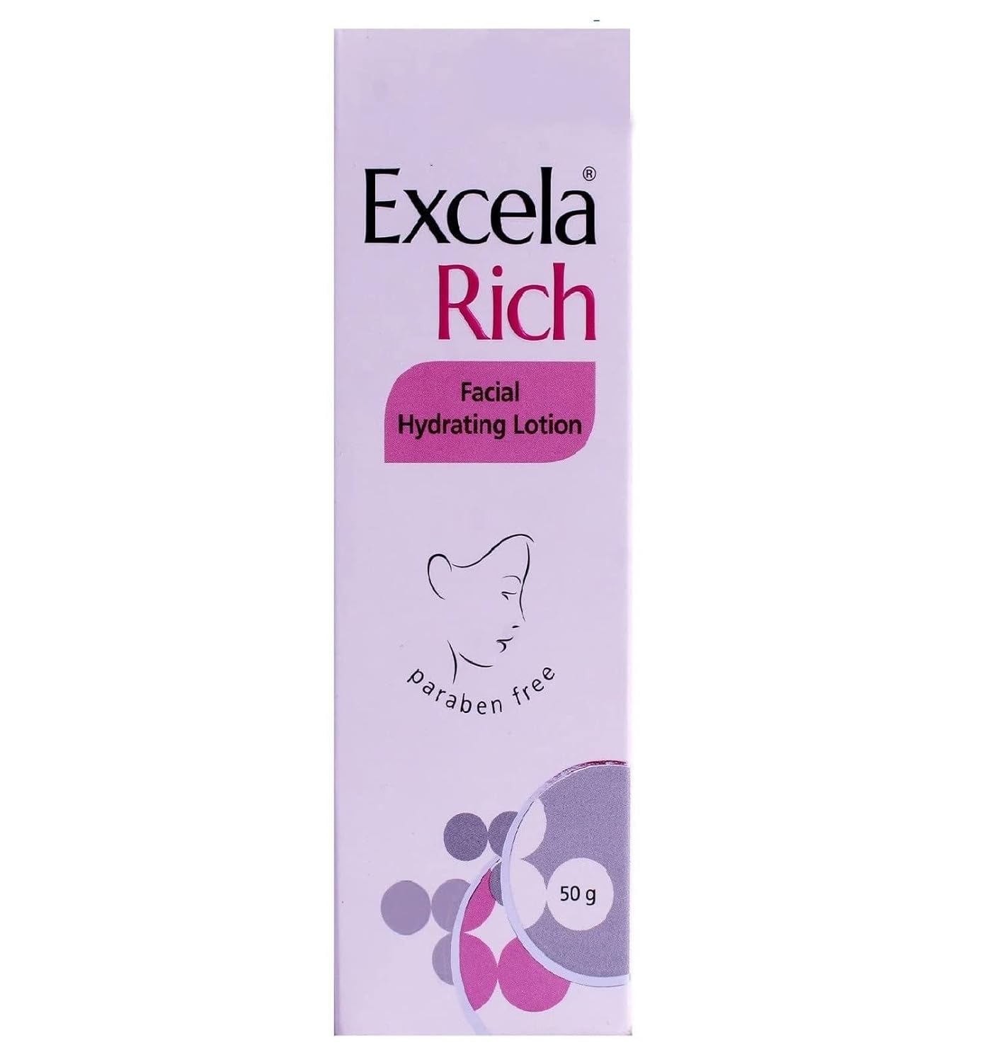 Excela Rich Facial Hydrating Lotion | Paraben-Free | 50g