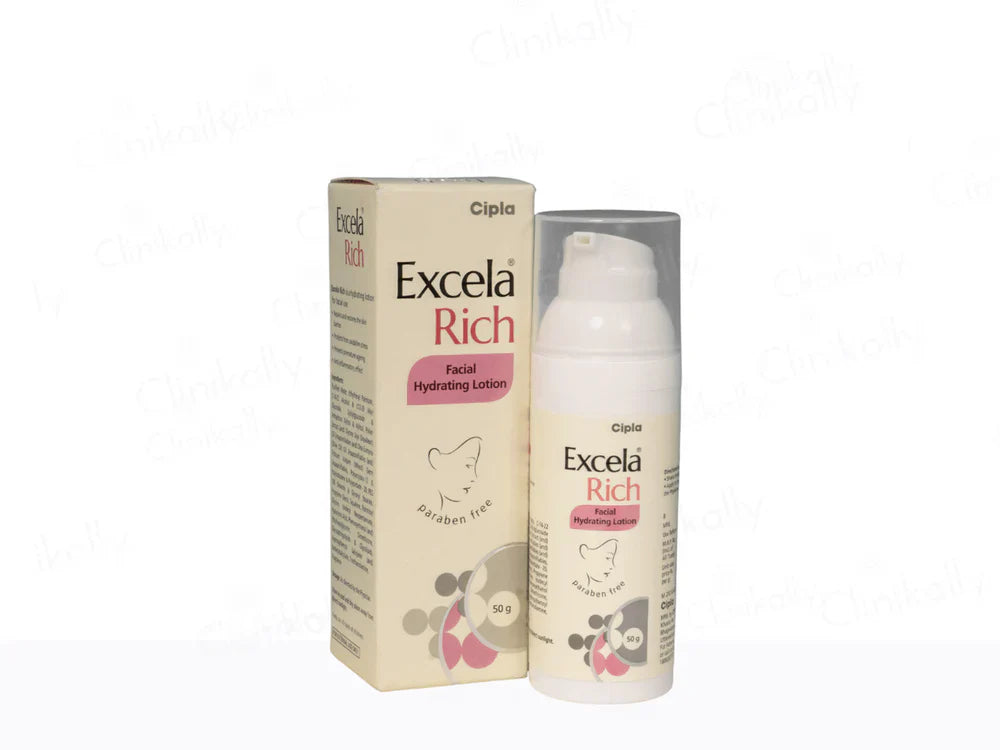 Excela Rich Facial Hydrating Lotion | Paraben-Free | 50g