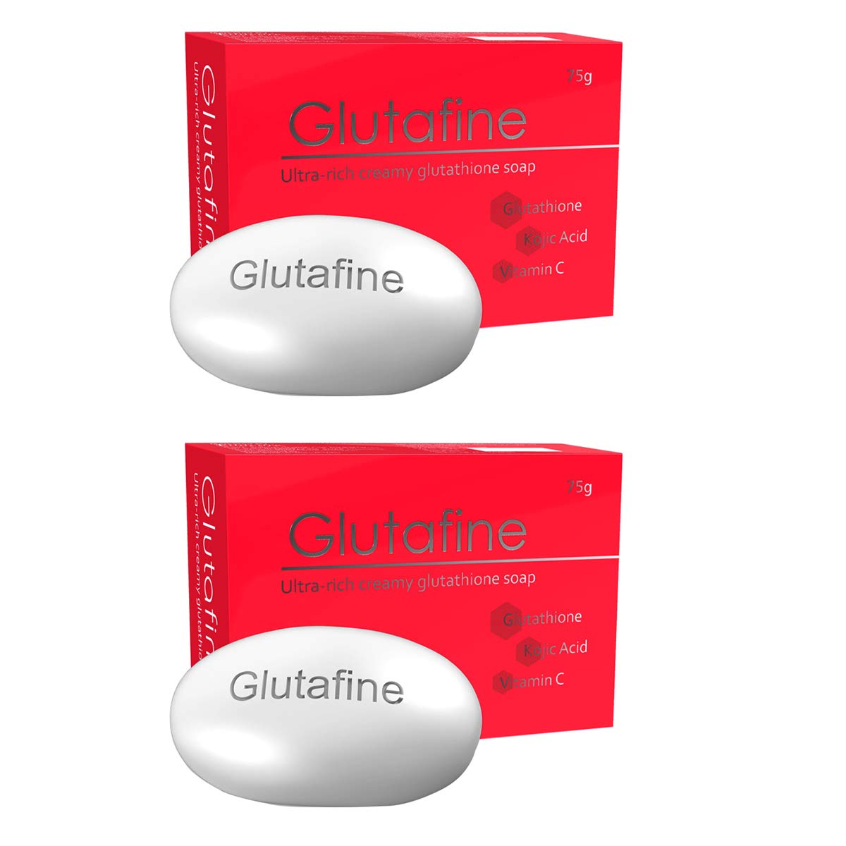 Glutafine Skin Whitening Bathing Bar & Soap | 75g ( Pack of 2 ) - Skiynse Dermatologique