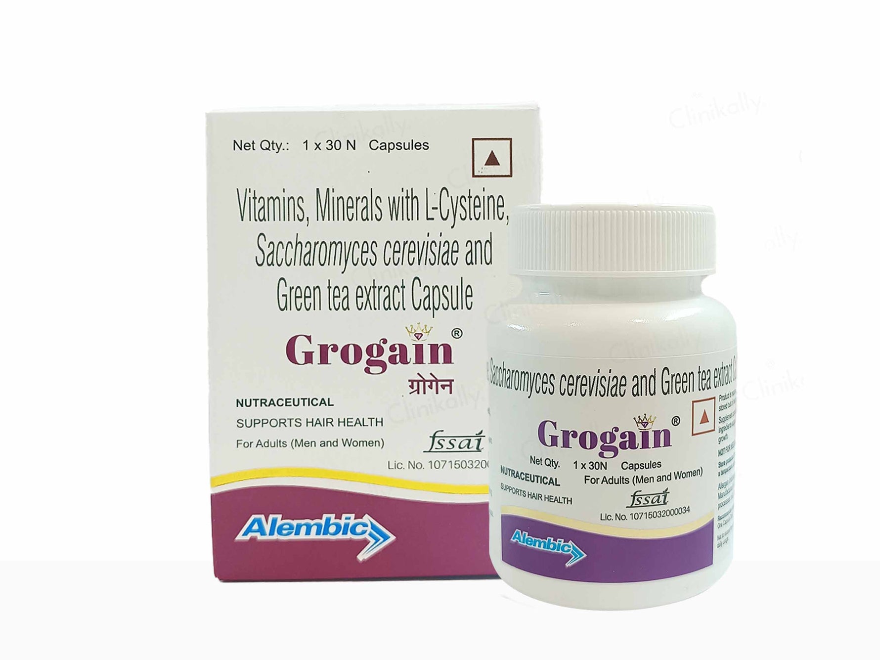 Grogain Capsule For Hair Growth | 30's Capsules - Skiynse Dermatologique