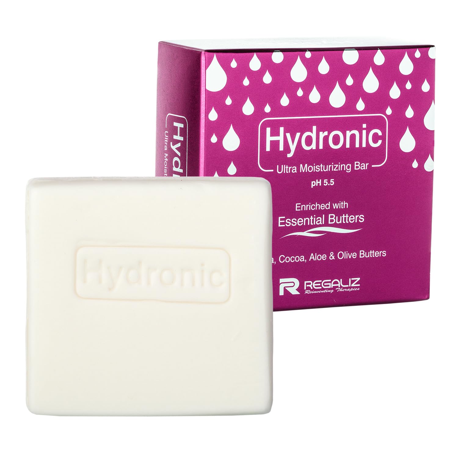 Regaliz Hydronic Soap - Gentle Cleansing Bar | 100g | Pack of 3 - Skiynse Dermatologique