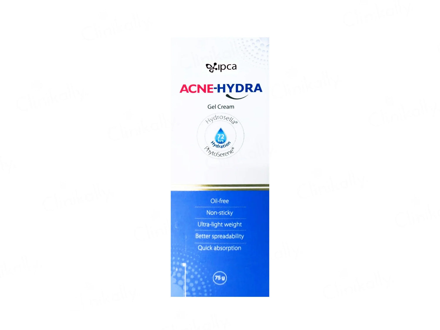 IPCA Acne-Hydra Gel Cream | 72-Hour Hydration, Oil-Free Formula, Quick Absorption | 75g - Skiynse Dermatologique