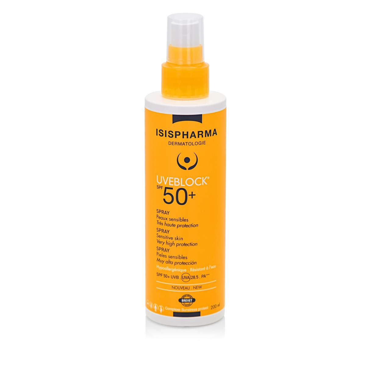 Isispharma UVE Block SPF 50+ Adult Spray Very High Protection - 200 ml