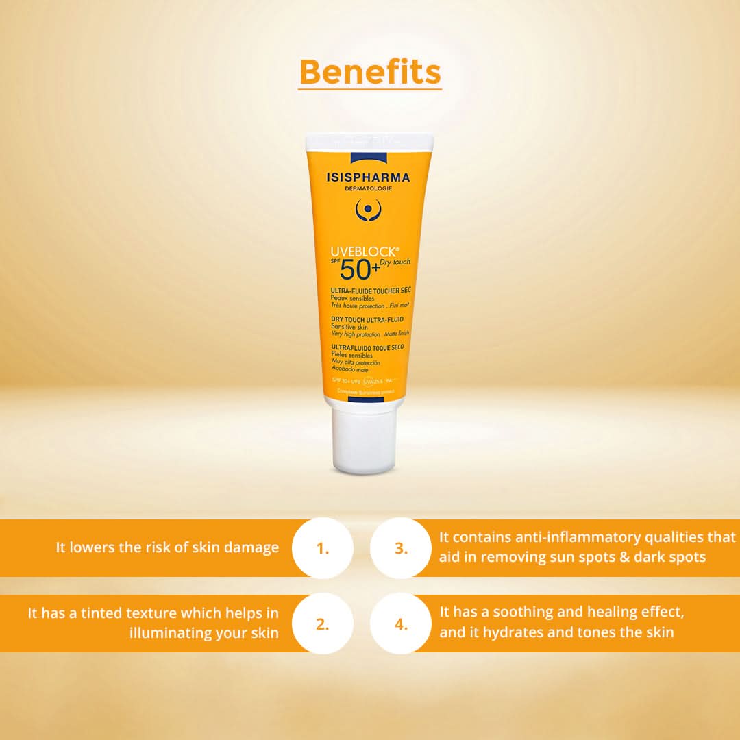 Isispharma UVE Block SPF 50+ Dry Touch Ultra-Fluid, 40ml