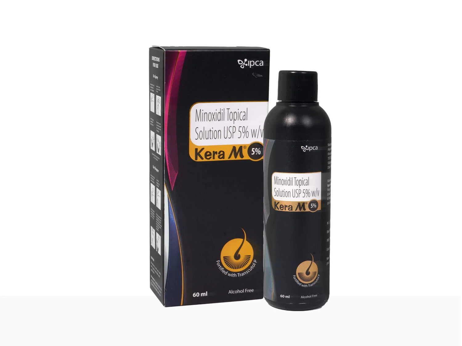 Kera M 5% - Bottle of 60ml Topical Solution with Minoxidil