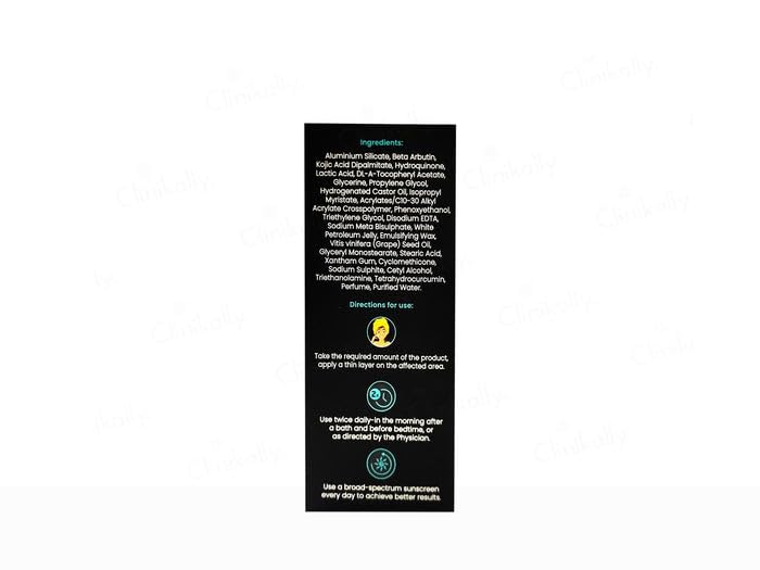 Lumacip HQ Depigmenting Cream, 30g | Evens Skin tone Lightens Dark Spots & Patches