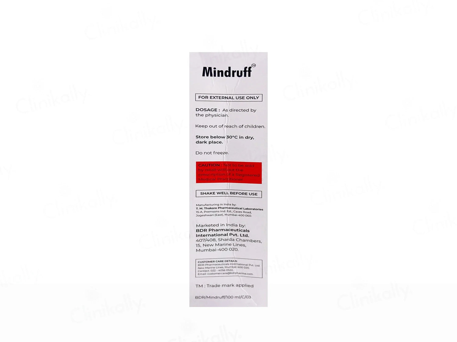 Mindruff Scalp Solution | 100 ml