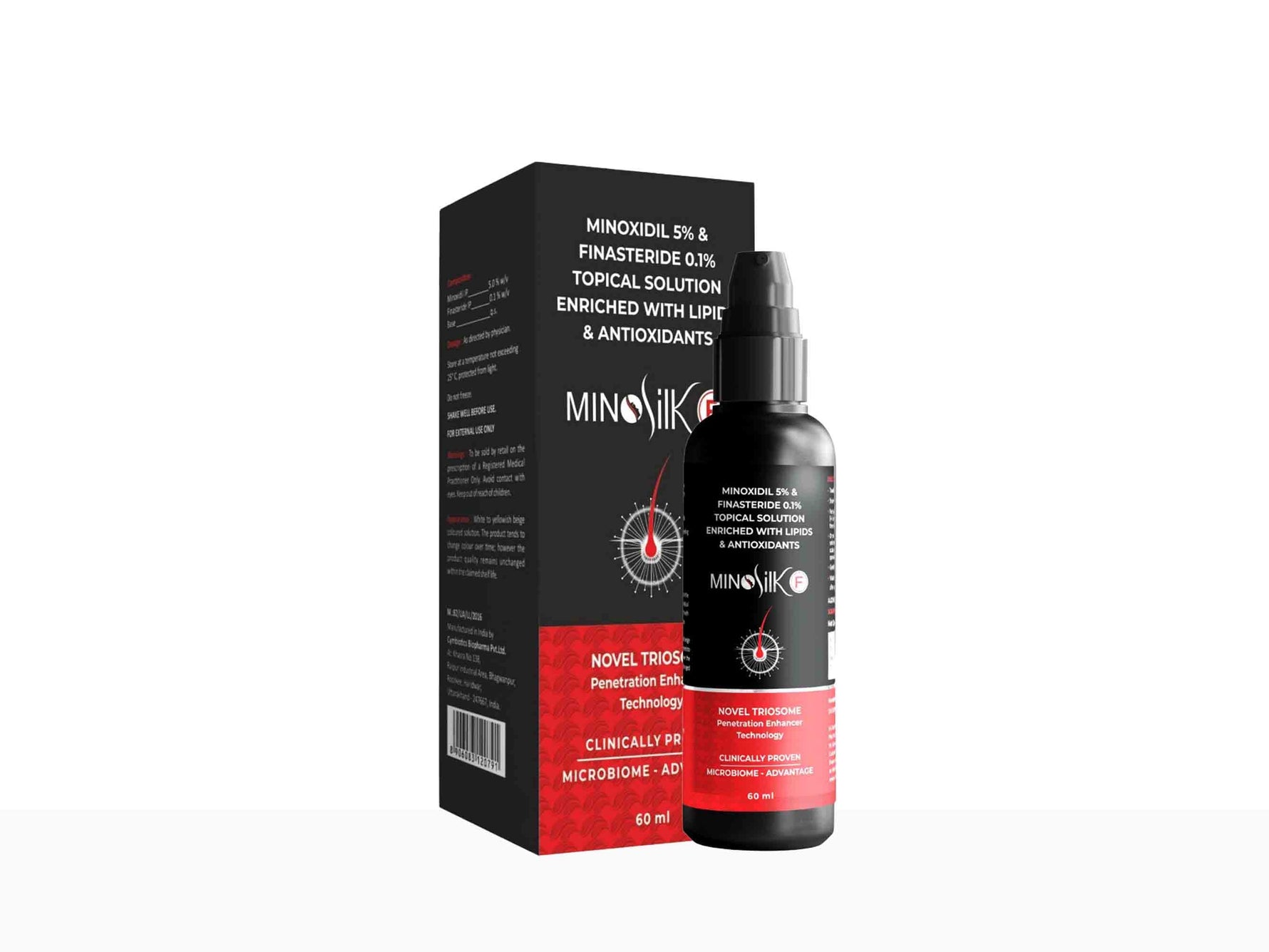 Minosilk F 5% Topical Solution For Hair Growth | 60 ml - Skiynse Dermatologique