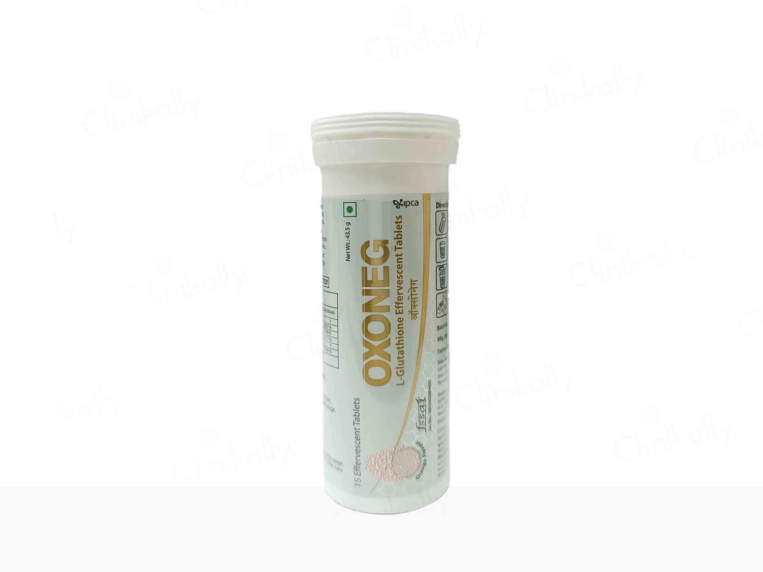 Oxoneg L-Glutathione Effervescent Tablet | Immune Boost, Healthy Liver, Detoxifies | 2*15 Tablets - Skiynse Dermatologique