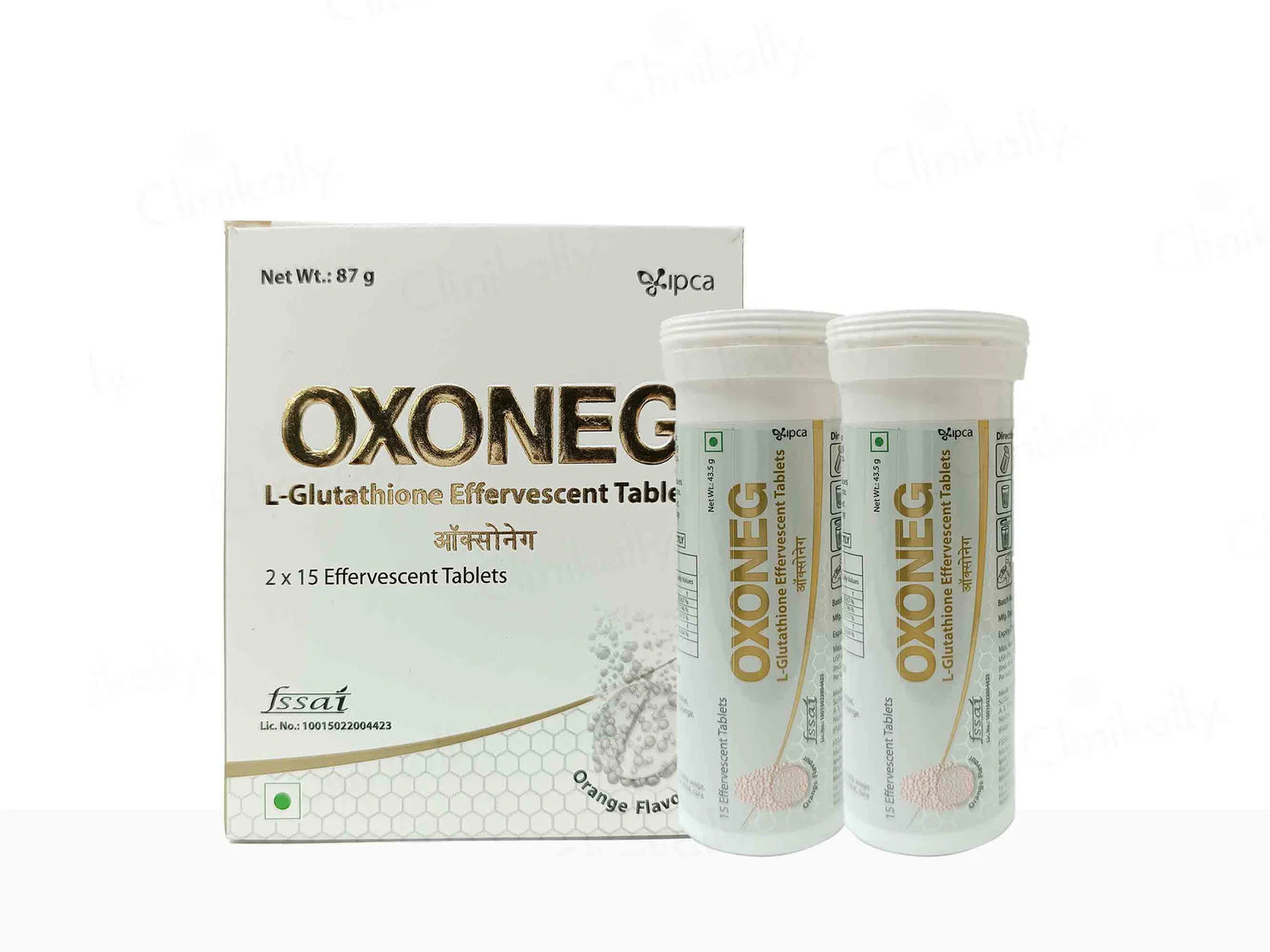 Oxoneg L-Glutathione Effervescent Tablet | Immune Boost, Healthy Liver, Detoxifies | 2*15 Tablets - Skiynse Dermatologique