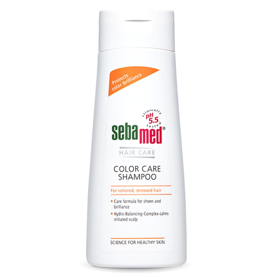Sebamed Color Care Shampoo|Ph5.5 I Protects Shine & Color Brilliance|Repairs Damage Due To Hair Colouring|Care Complex + Uv Filter|Dermatologically & Clinically Tested|Sls & Parabens Free|200 ml