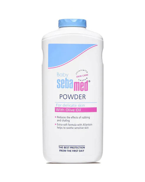 Sebamed Baby Powder| Olive Oil, Allantoin|Keeps newborn’s skin fresh|absorbs sweat
