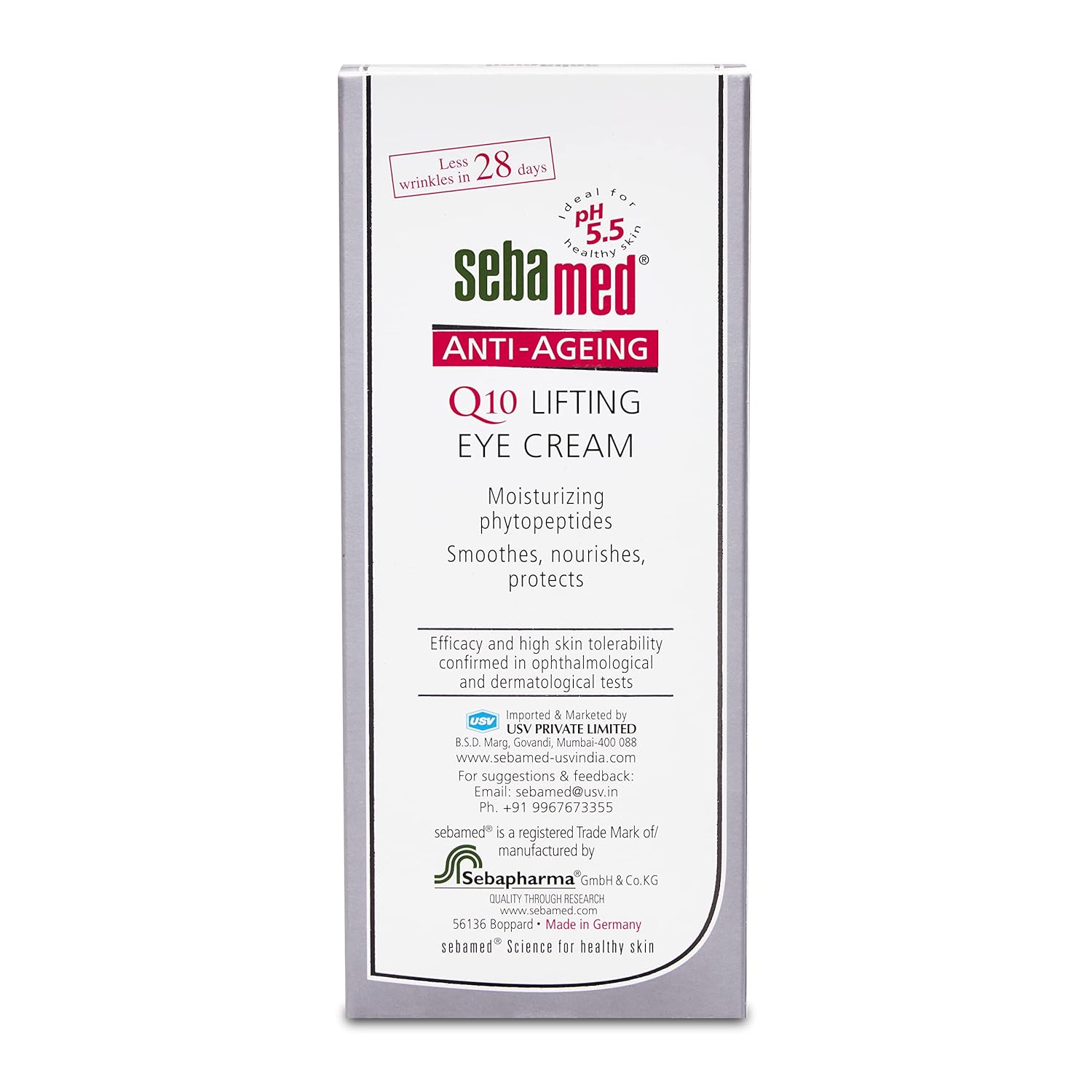 Sebamed Anti Aging Q10 Lifting - Tube of 15 ml Eye Cream