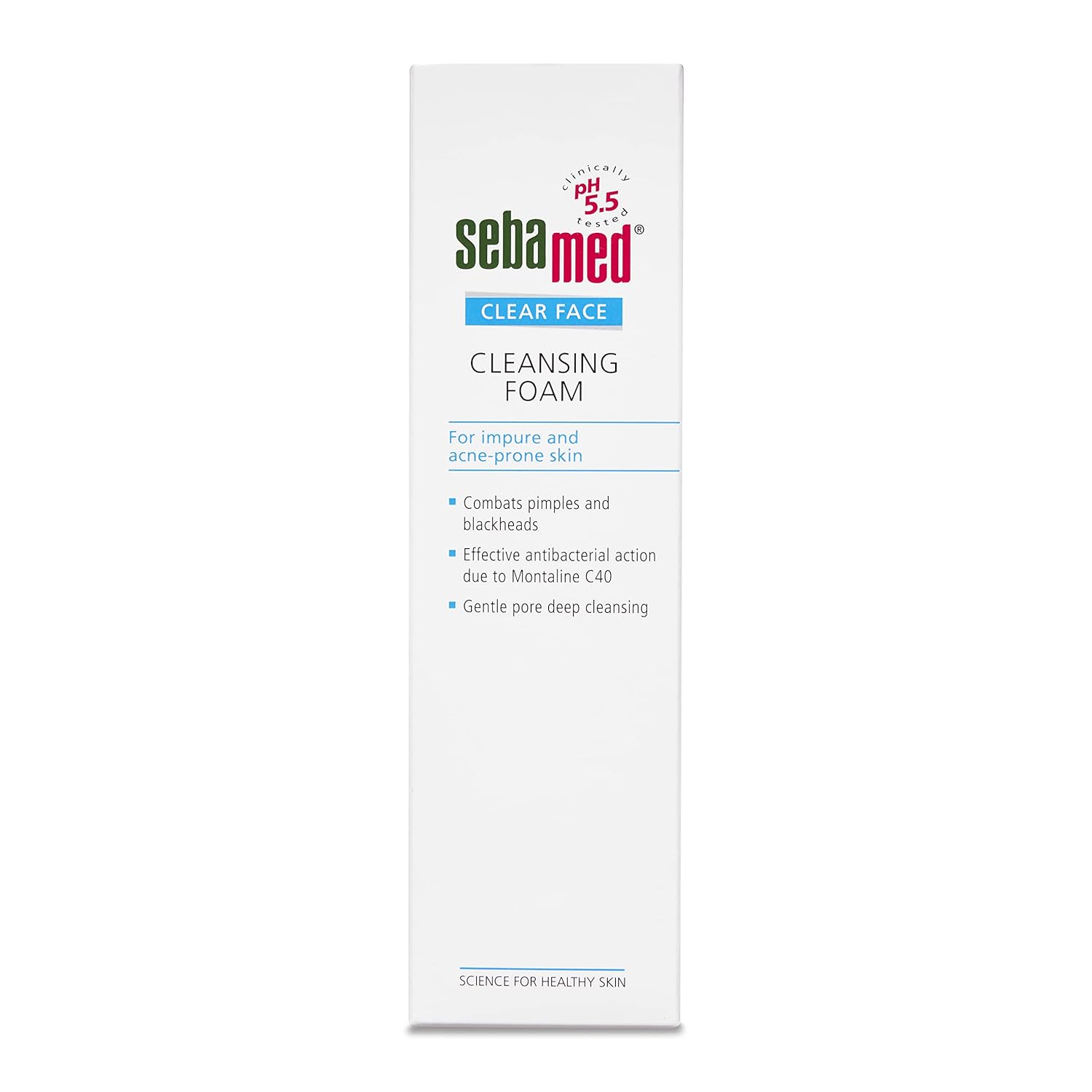 Sebamed Clear Face Cleansing Foam for Acne prone Skin I pH 5.5 I Gentle, Effective hydrating cleanser for pimples | Face wash |men & womenl Oil Free l Clinically proven l Toxin free