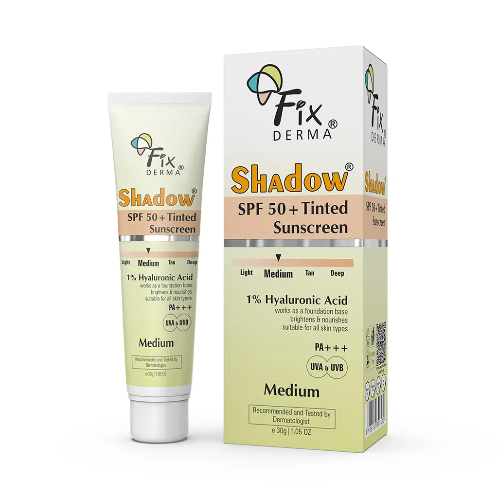 Shadow Tinted Sunscreen, 30g  For Face SPF 50 PA+++