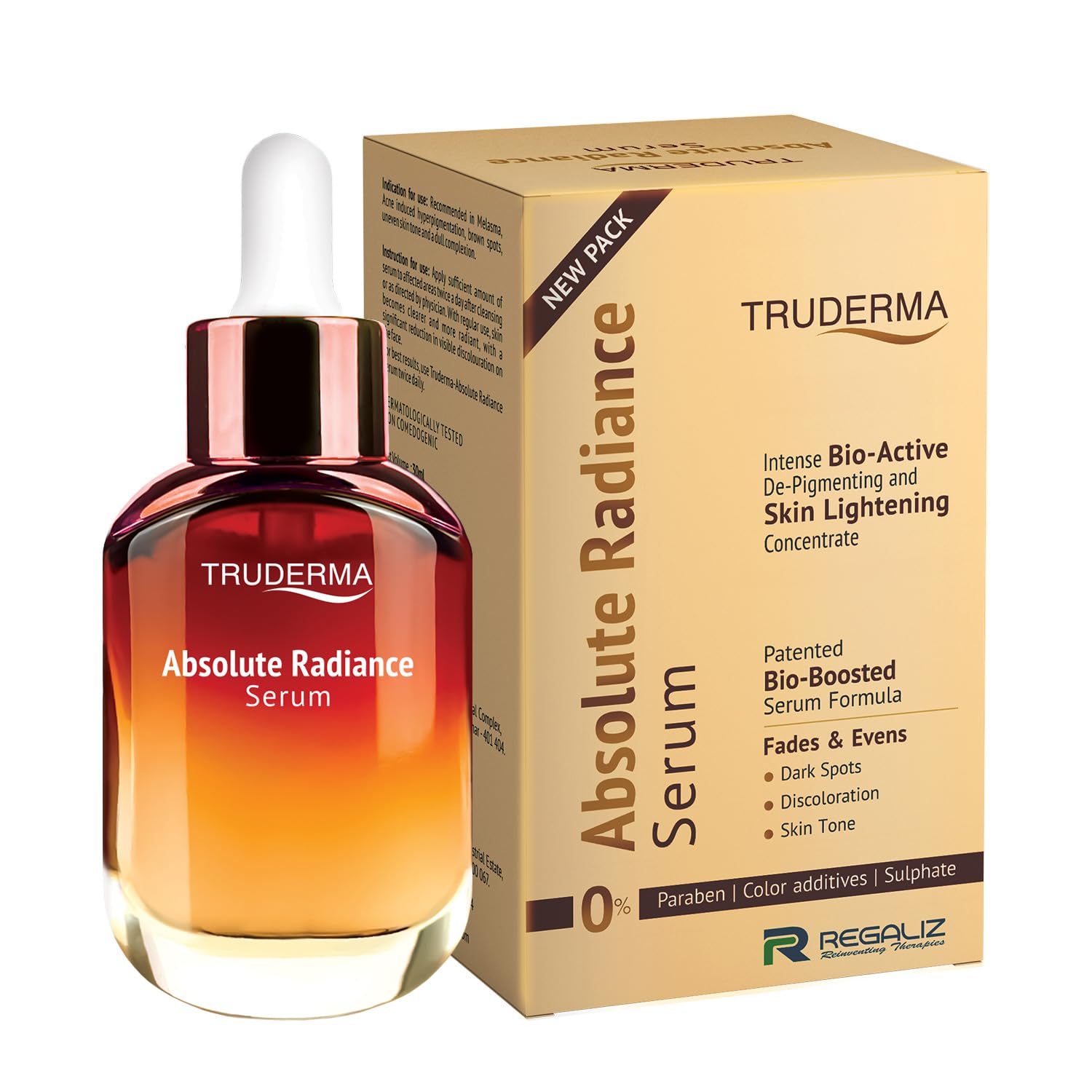 Truderma Absolute Radiance Serum | Intense Bio-Active Depigmenting & Skin Brightening | 30ml - Skiynse Dermatologique