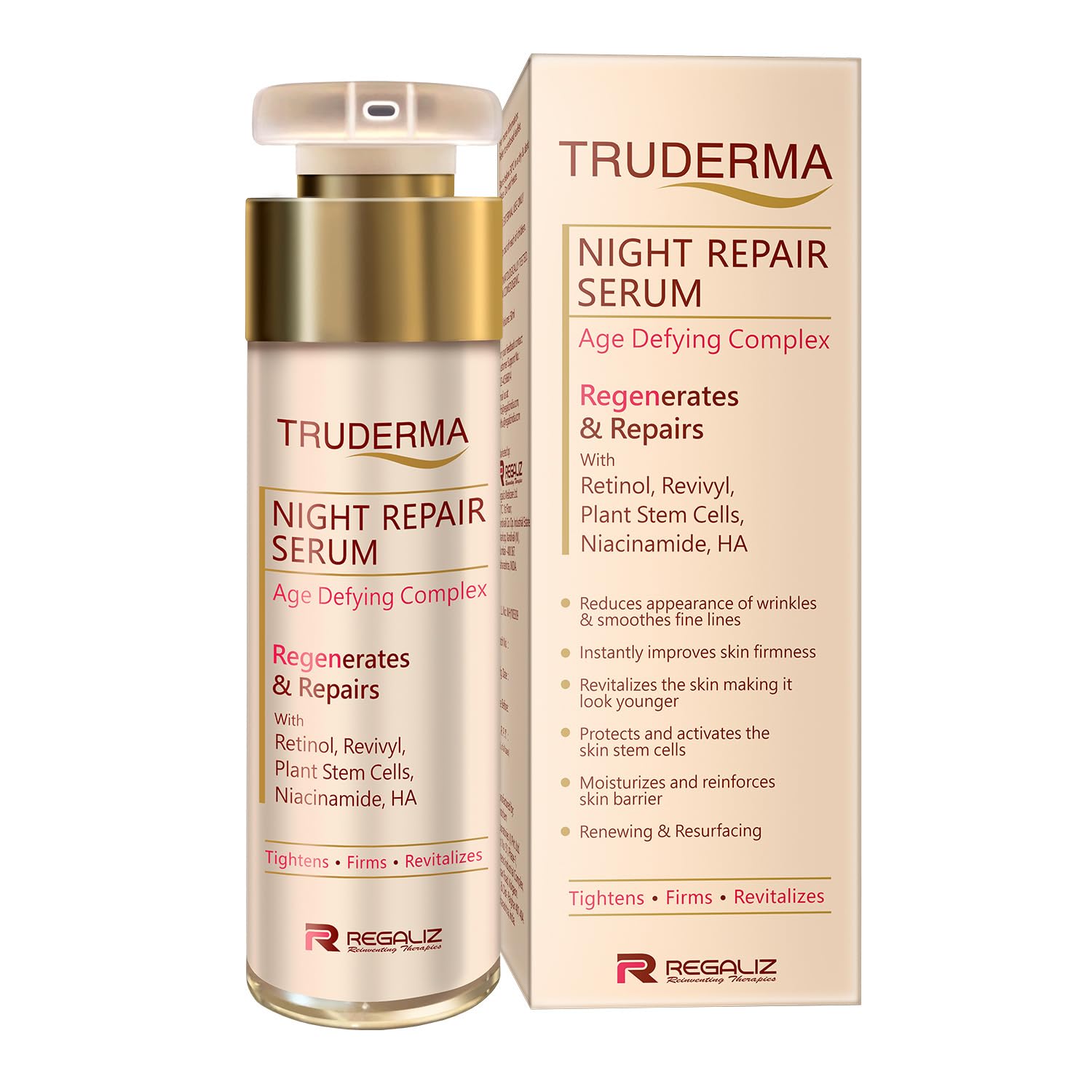 Truderma Night Repair Serum | Overnight Formula for Healthy, Radiant Skin - Skiynse Dermatologique