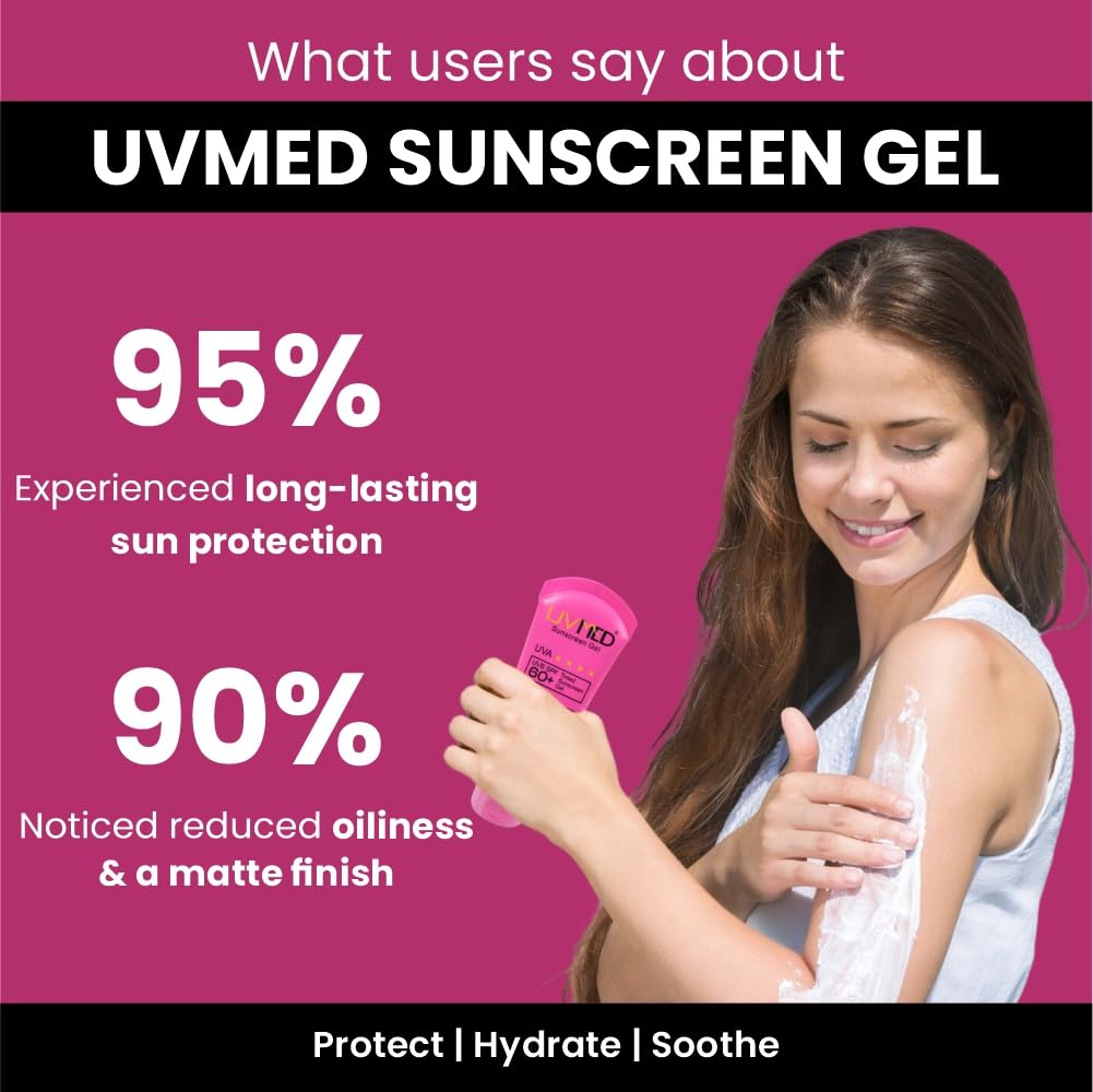 Uvmed Tinted Sunscreen Gel SPF 60+ PA++++ | 50 ml - Skiynse Dermatologique