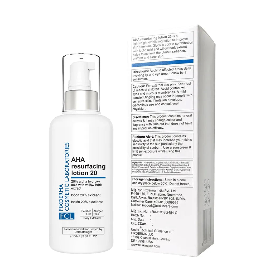 FCL AHA Resurfacing Lotion 20, 100 ml