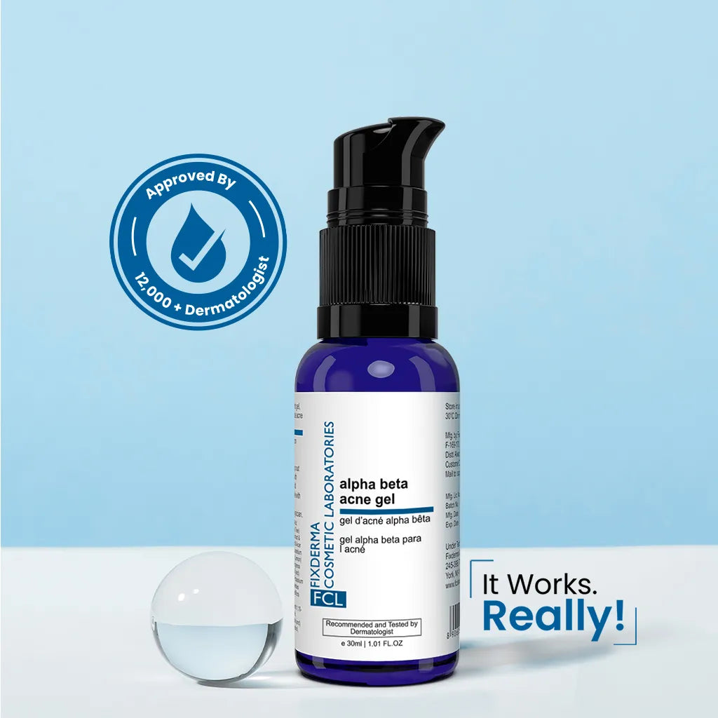 FCL Alpha Beta Acne Gel | 30 ml |  Salicylic & Glycolic Acid – Clears Breakouts & Unclogs Pores