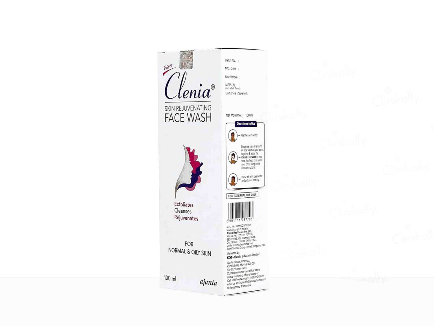 Clenia Skin Rejuvenating Face Wash, 100 ml