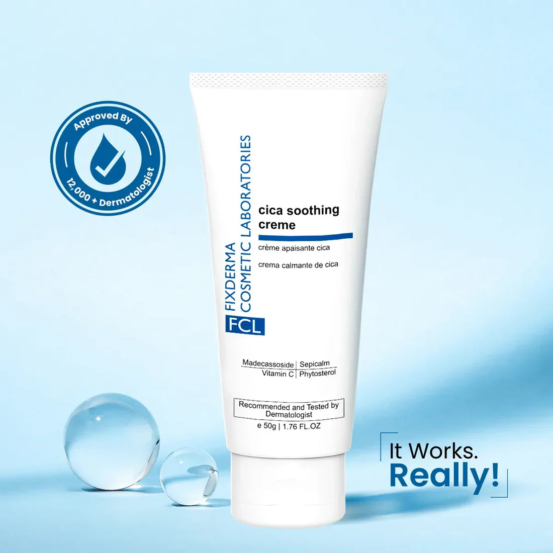 FCL Cica Soothing Creme, 50g | Soothes Irritated Skin