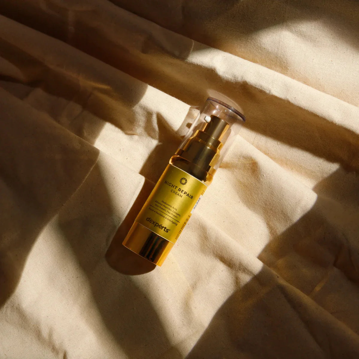 d'experts Night Repair Cream with Hyaluronic Acid, Collagen, Peptides, Rice & Pea Protein | Reduces Fine Lines, Wrinkles & Dark Spots | Provides Even Skin Tone |For Men & Women 30ml