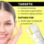 360 Block Sunscreen Gel SPF 50+ - Protects From UVA, UVB, Infra-Red Radiation (IR), Blue Light & Atmospheric Pollutants | 50g - Skiynse Dermatologique