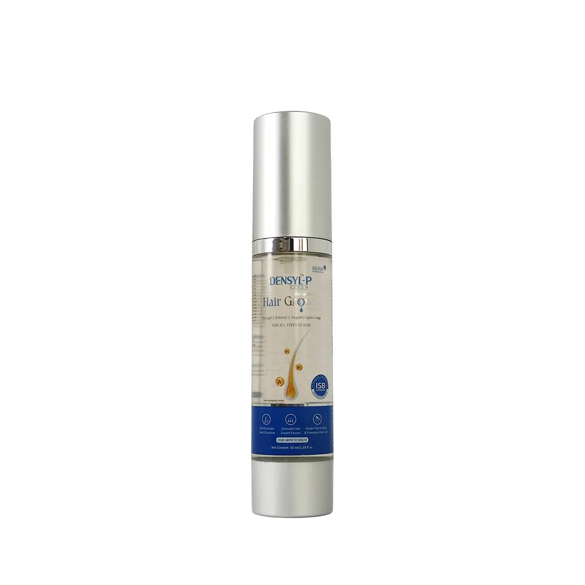 Densyl-P Advanced Hair Growth Serum | Fortified with Procapil | Redensyl | Anagain | Capilia Longa | For All Hair Types (50ml)